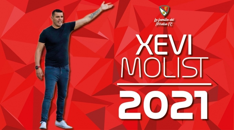 El Terrassa FC renova Xevi Molist per una temporada