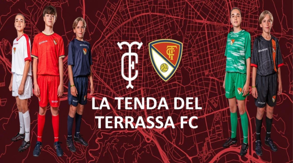 El Terrassa FC presenta el seu nou cat&agrave;leg de roba amb Givova, vigent durant les properes tres temporades