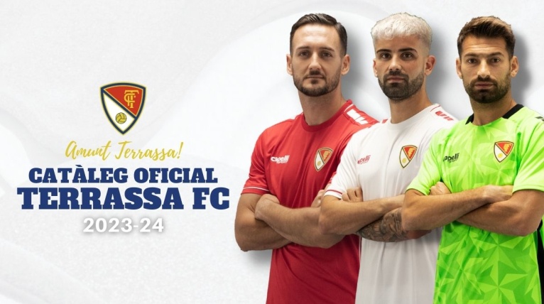 Ja a la venda la samarreta oficial del Terrassa FC