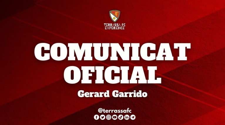 Gerard Garrido, entrenador del Terrassa FC 23/24