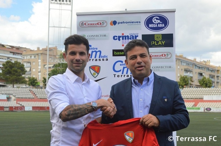 Cristian García es retira i es converteix en l’entrenador del Terrassa FC 17-18