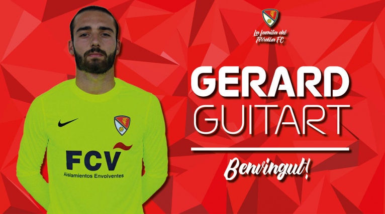 El porter terrassenc Gerard fitxa pel Terrassa FC i jugarà cedit al CD Montcada