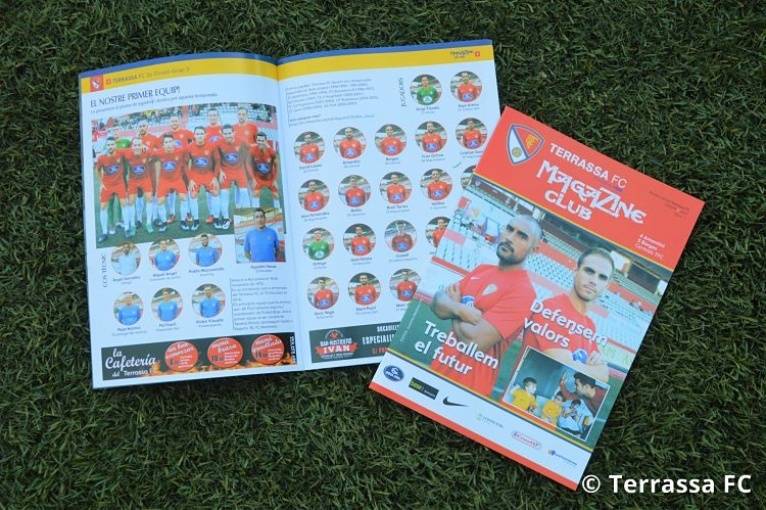 &#039;Defensem valors, treballem el futur&#039;, primer número de la revista oficial del Terrassa FC