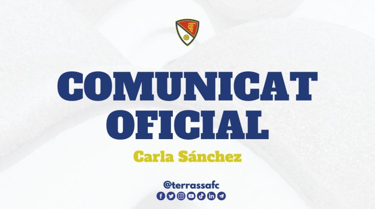 L’extrem Carla Sánchez també torna al Terrassa FC femení